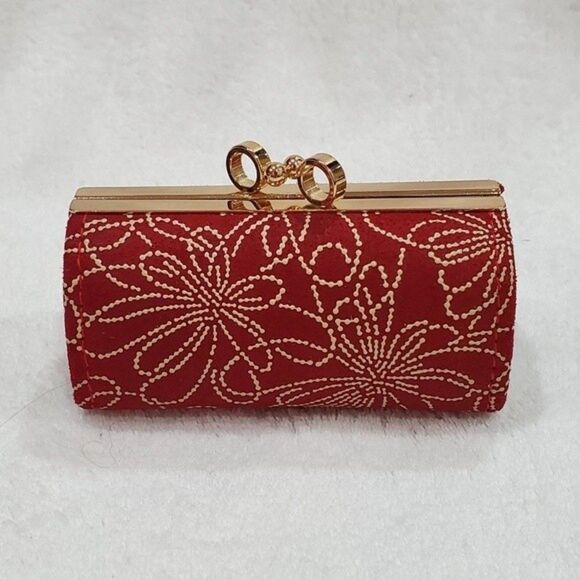 INDENYA Red Deer Leather Lipstick Case - Picture 2 of 15